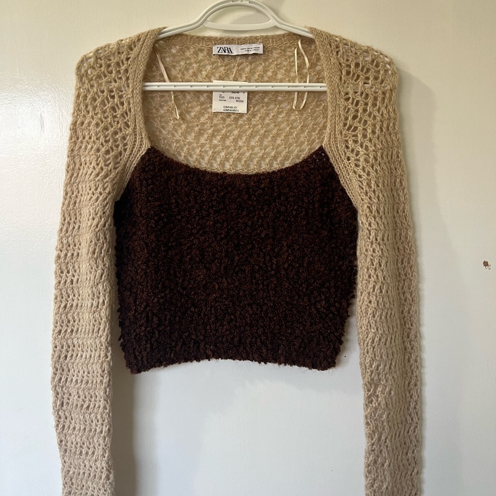 Zara knit blouse